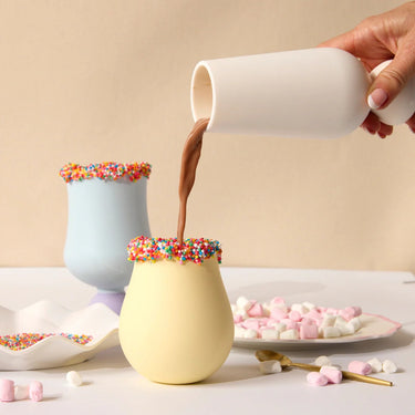 Unbreakable Silicone Bubble Champagne Flute Set (2pcs) By STYLD.